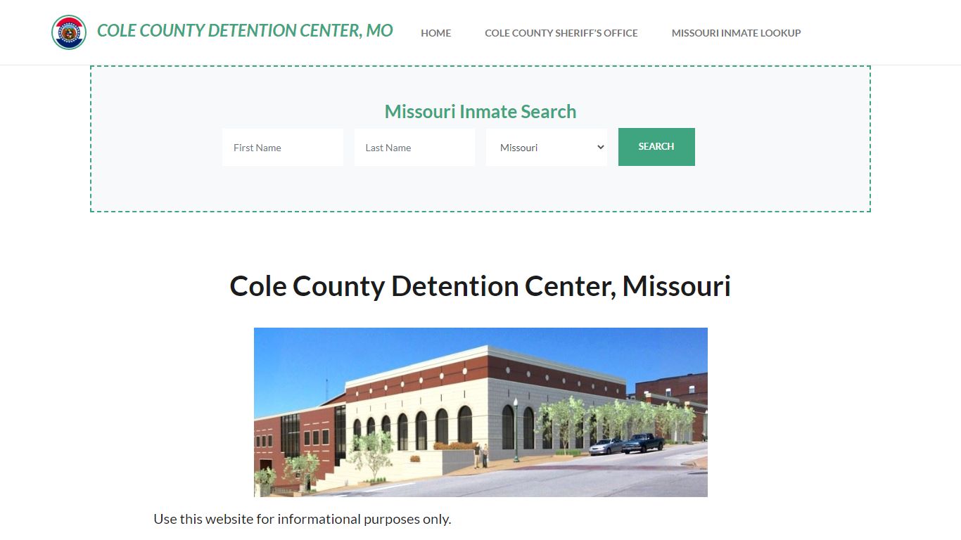 Cole County Detention Center, MO Inmate Roster, Offender Search