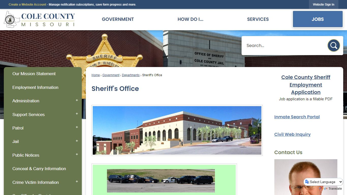 Sheriff's Office | Cole County, MO